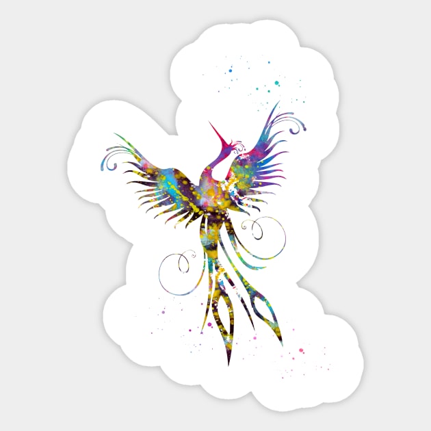 Phoenix bird Sticker by erzebeth